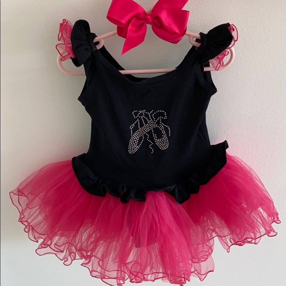 Rhinestone Skirted Leotard.